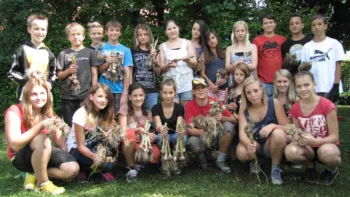 Knoblauchernte 2014