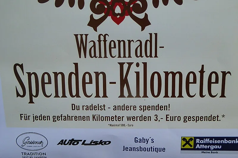 Waffenradel-Spenden-Kilometer