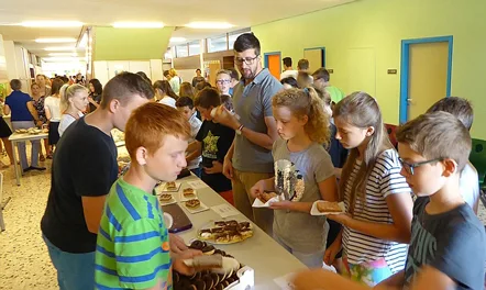 Buffet der 4B und 4C