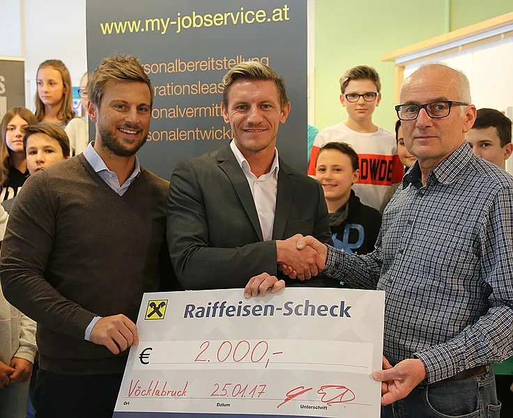 Jobservice danke für € 2.000