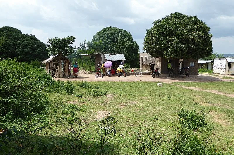 Im Dorf Ngeleka