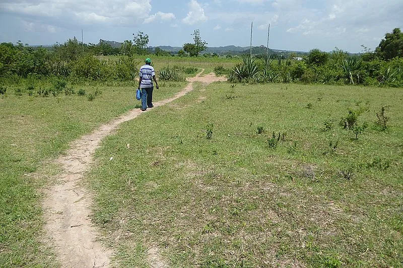 Im Dorf Ngeleka