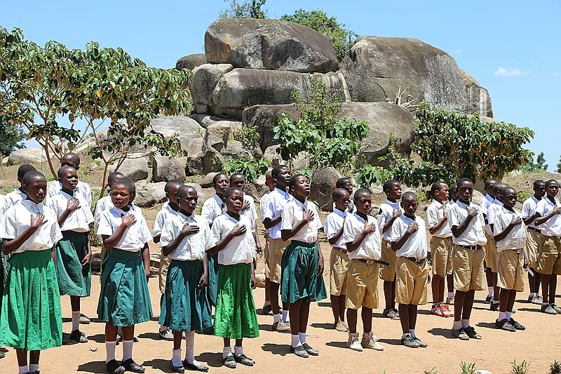 Dorfschule Ngeleka