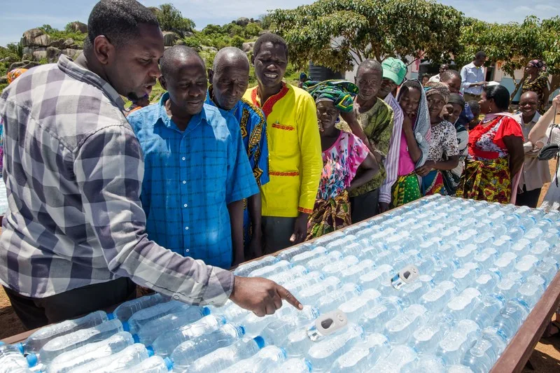 Wasserdesinfektion in Tansania