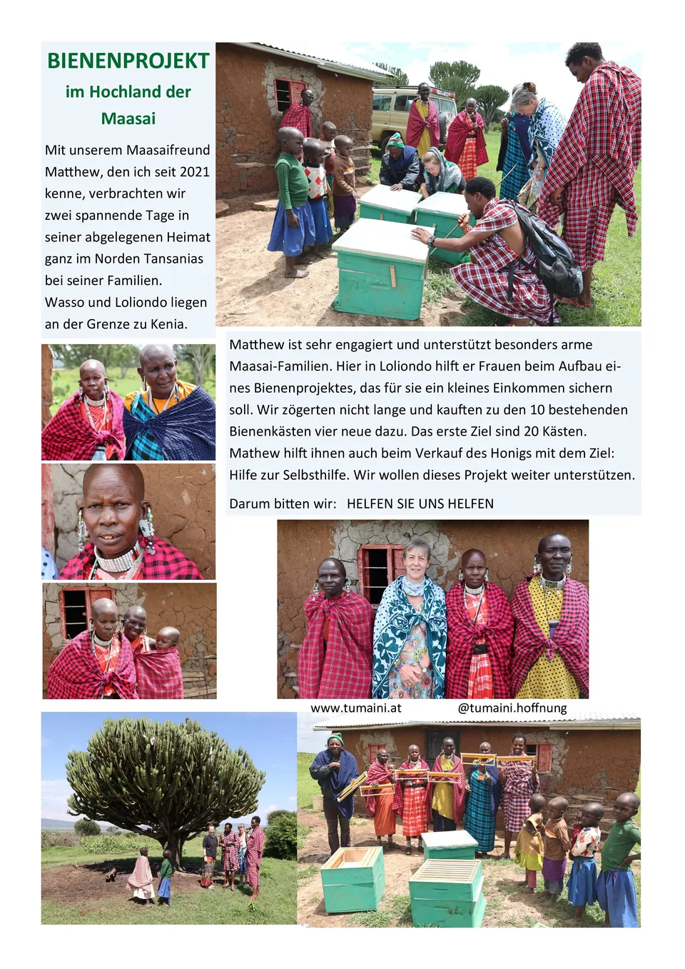 Bienenprojekt für Maasai